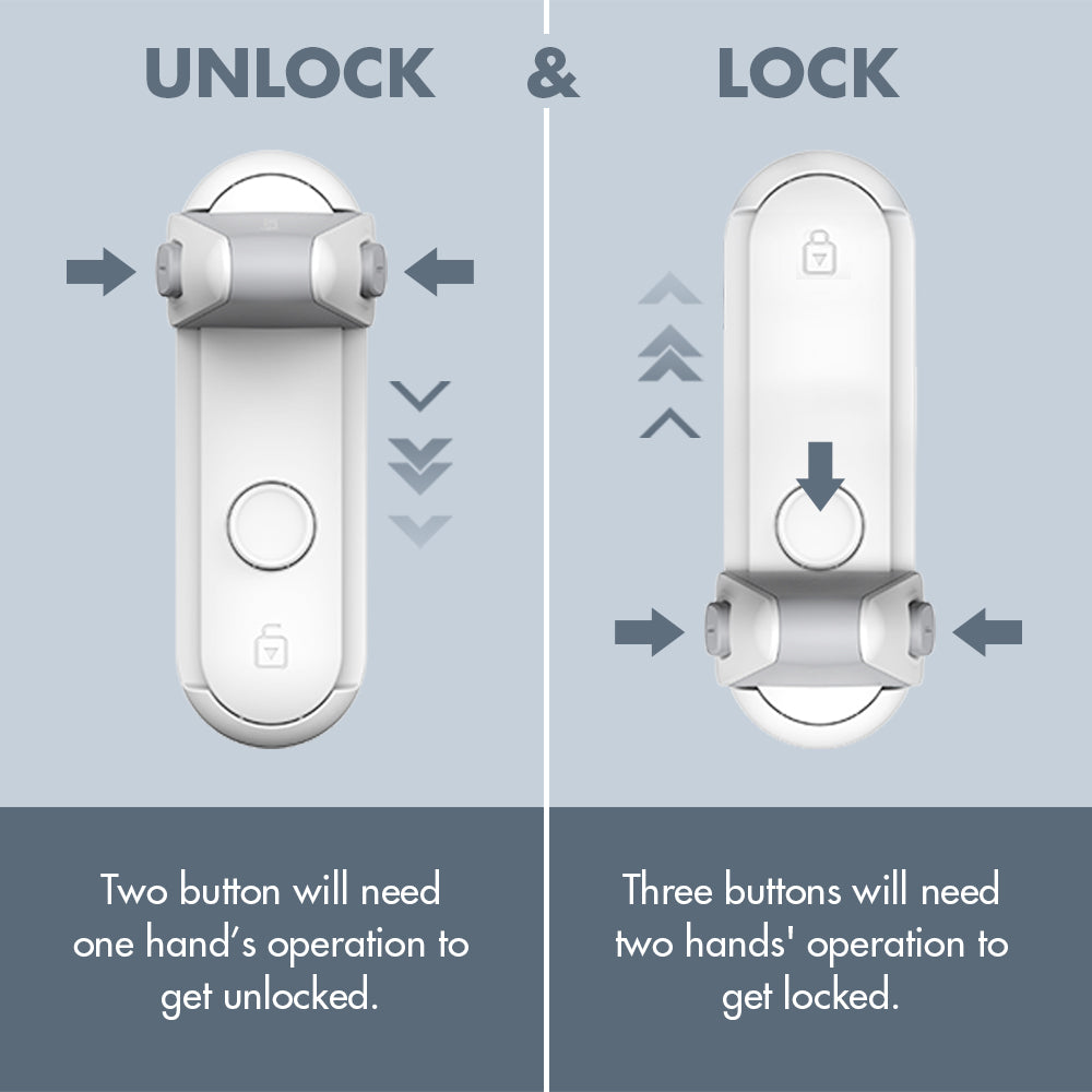 Kid & Pet Proof Door Lever Lock