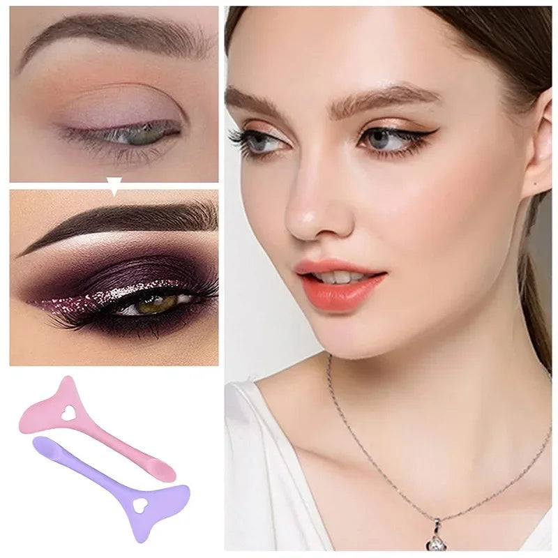 Multi-Functional Silicone Eyeliner & Lipstick Stencil Tool