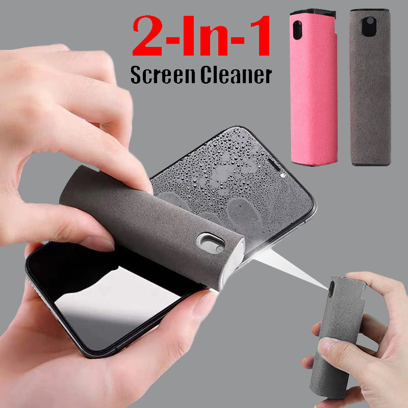 All-in-One Mobile & Computer Screen Cleaner Set – Portable, Storage-Integrated