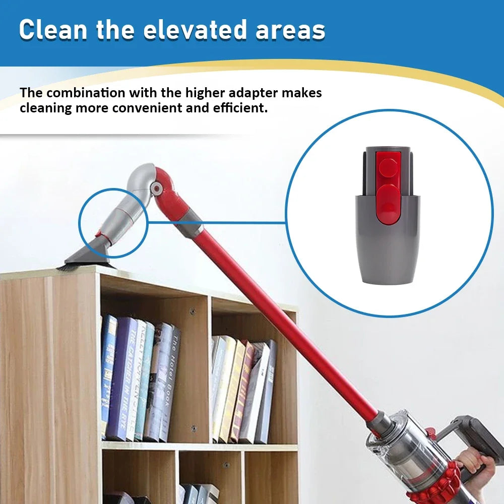 Quick Release Top Bottom Adapter for Dyson V7 V8 V10 V11 V15