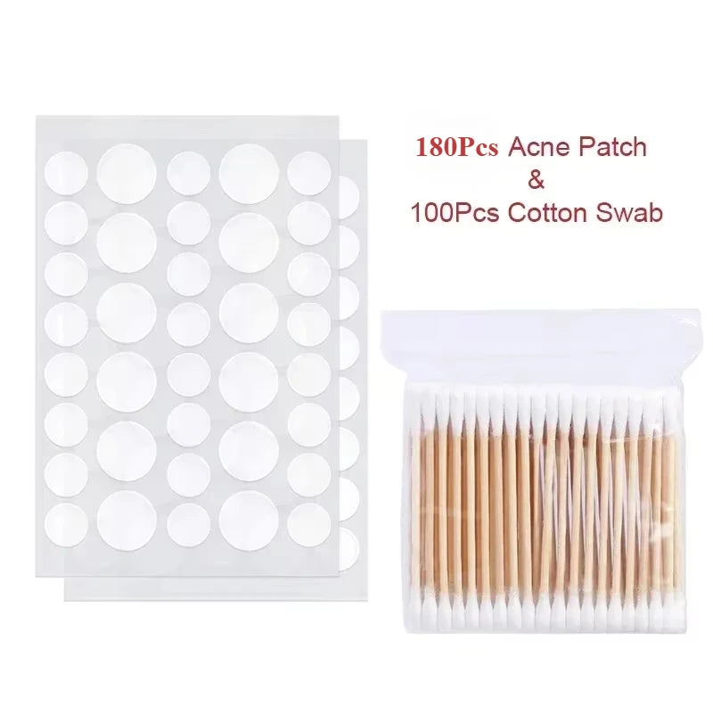 72-720 Pcs Invisible Acne Patches – Hydrocolloid Pimple Stickers for Fast Healing, Spot Concealer & Scar Repair, Waterproof & Anti-Blemish Care