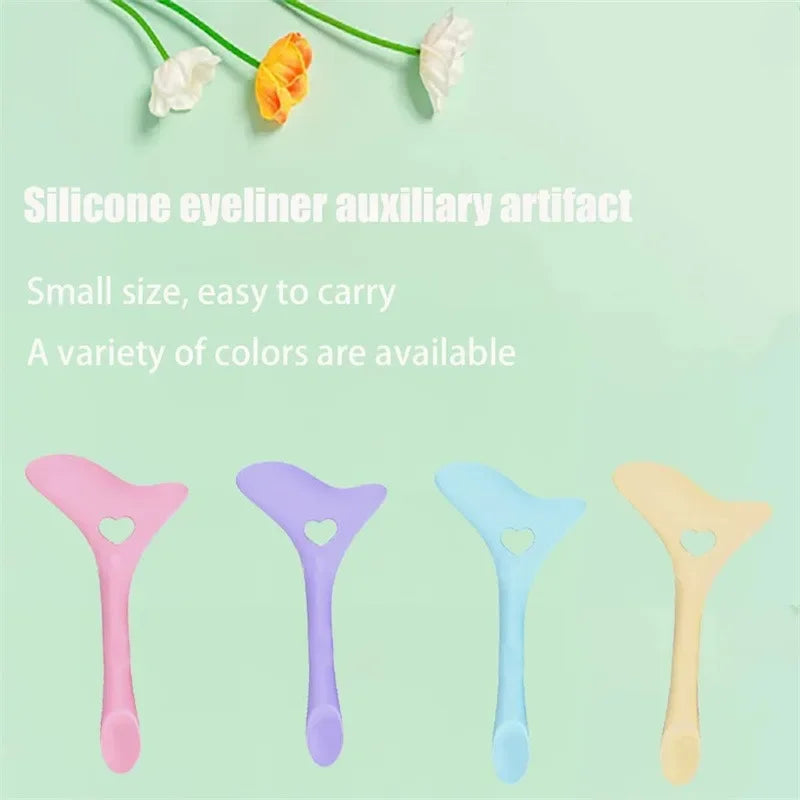 Multi-Functional Silicone Eyeliner & Lipstick Stencil Tool