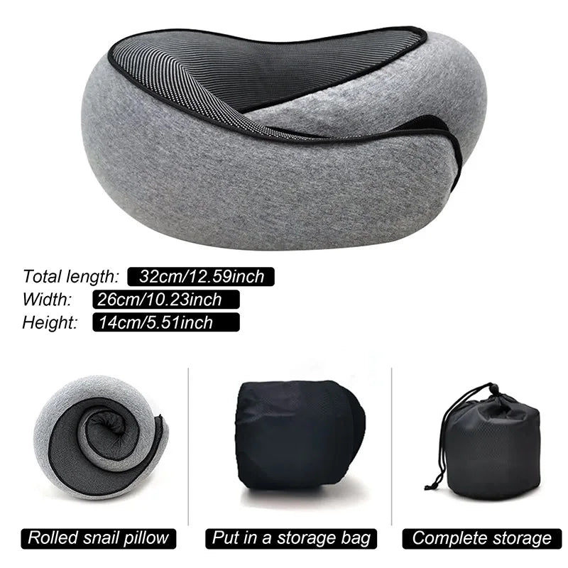 CloudRest™ Travel Neck Pillow with Memory Foam