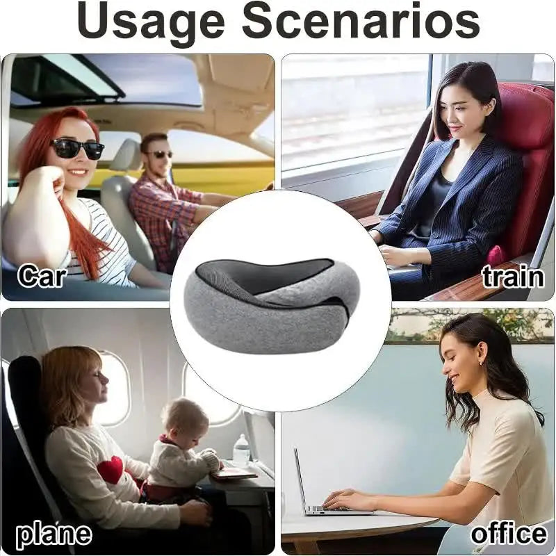 CloudRest™ Travel Neck Pillow with Memory Foam