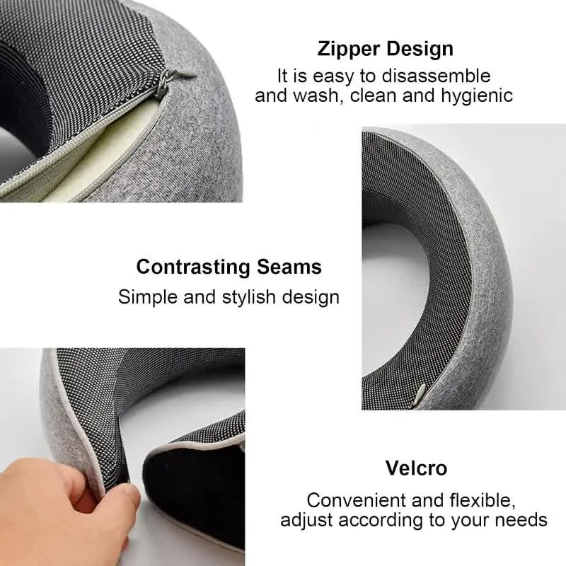 CloudRest™ Travel Neck Pillow with Memory Foam