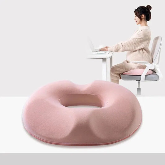 Memory Cotton Office Seat Cushion Postoperative Male and Female Tailbone Decompression Cushion for Hemorrhoids