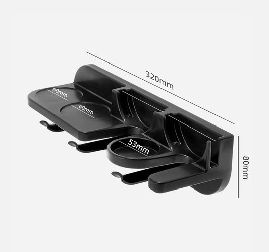 Multi-Functional Storage Rack for Organizing Ledge Tamper Bar Counter