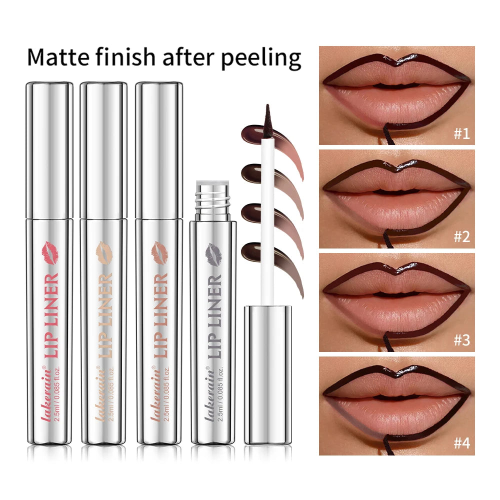 Luxury Matte Waterproof Lip Tint – Long-Lasting Peel-Off Tattoo Lip Liner & Stain