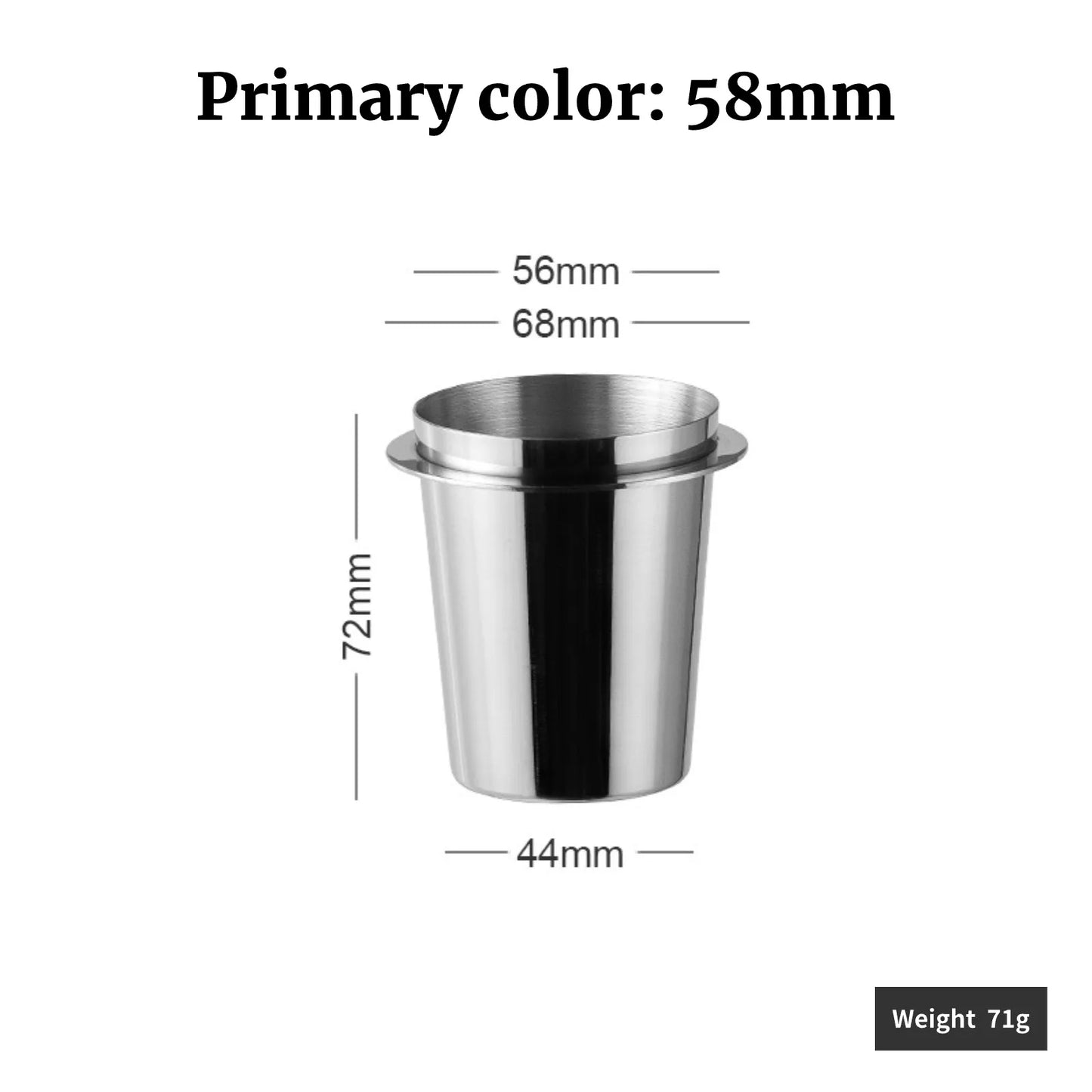 Premium Stainless Steel Coffee Dosing Cup