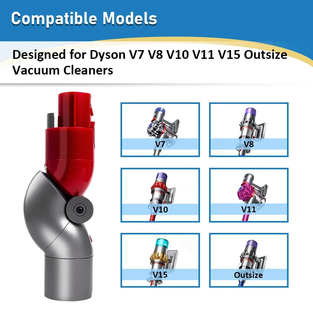 Quick Release Top Bottom Adapter for Dyson V7 V8 V10 V11 V15