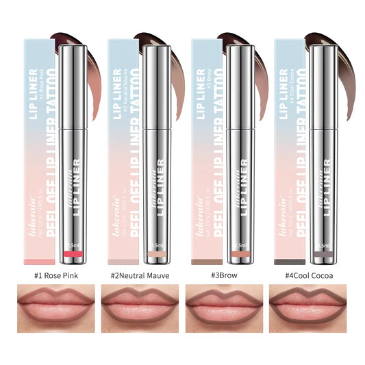Luxury Matte Waterproof Lip Tint – Long-Lasting Peel-Off Tattoo Lip Liner & Stain