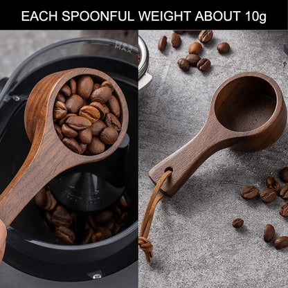 WoodCraft Coffee Bean Dosing Cup & Light Spray Bottle Set