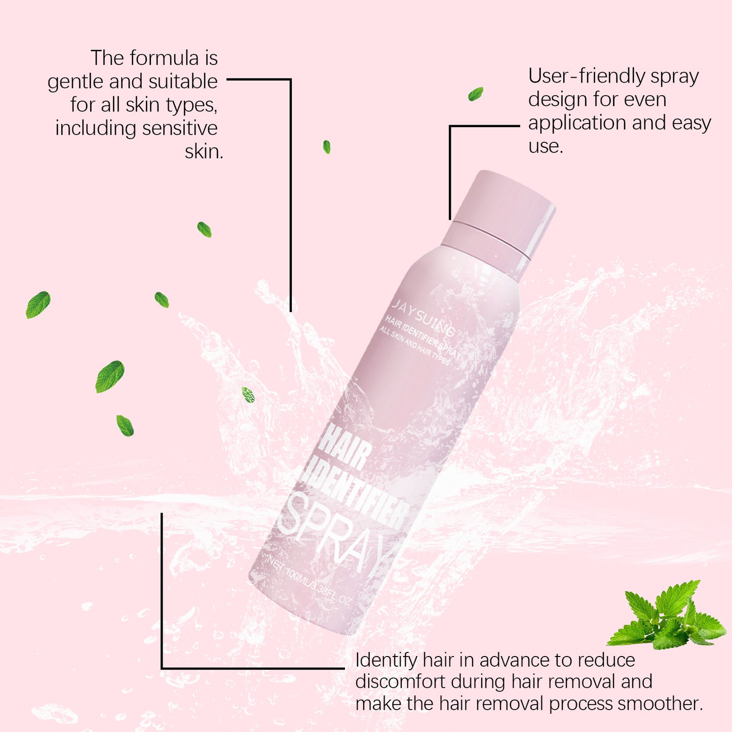 Hair Identifier Spray Set for Face