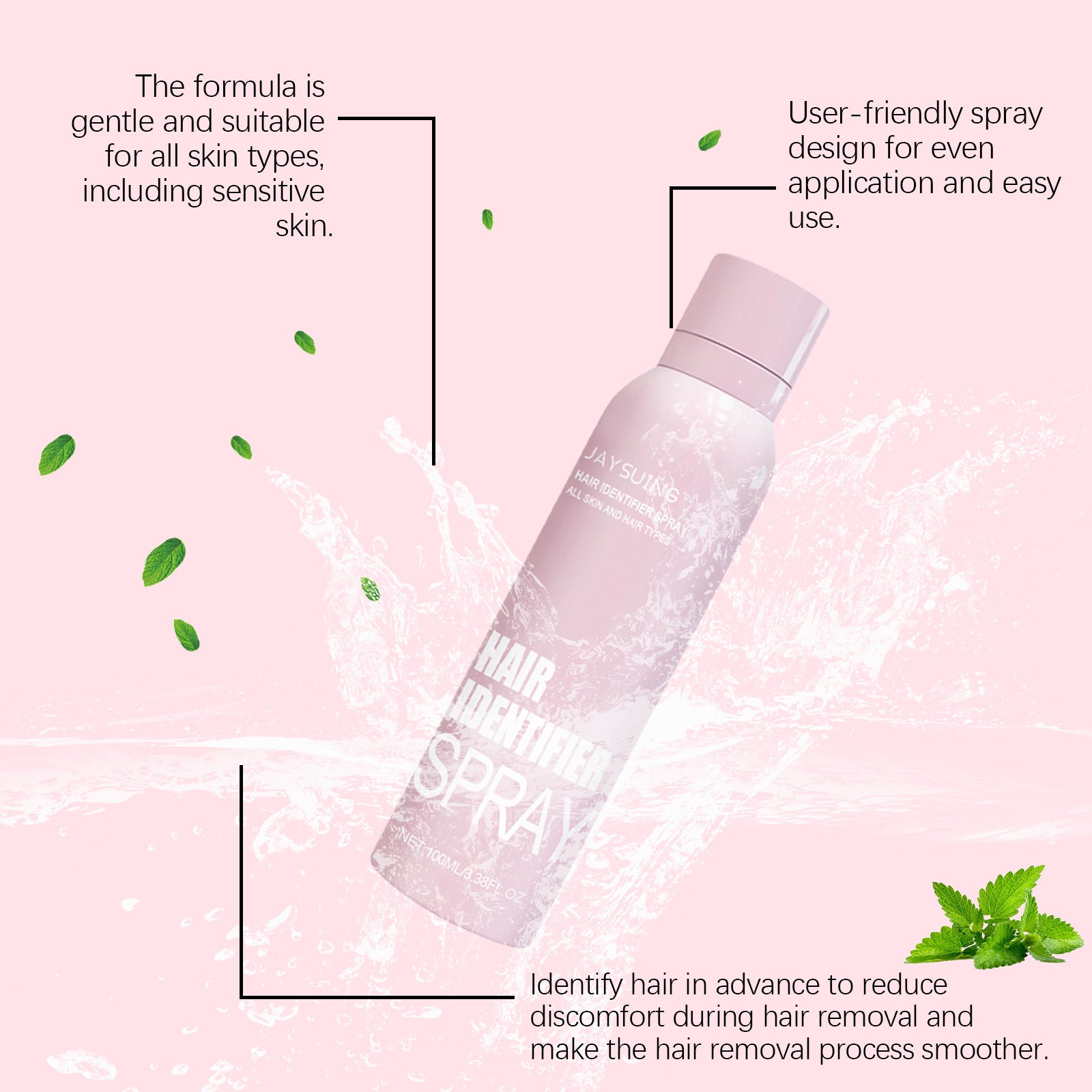 Hair Identifier Spray Set for Face