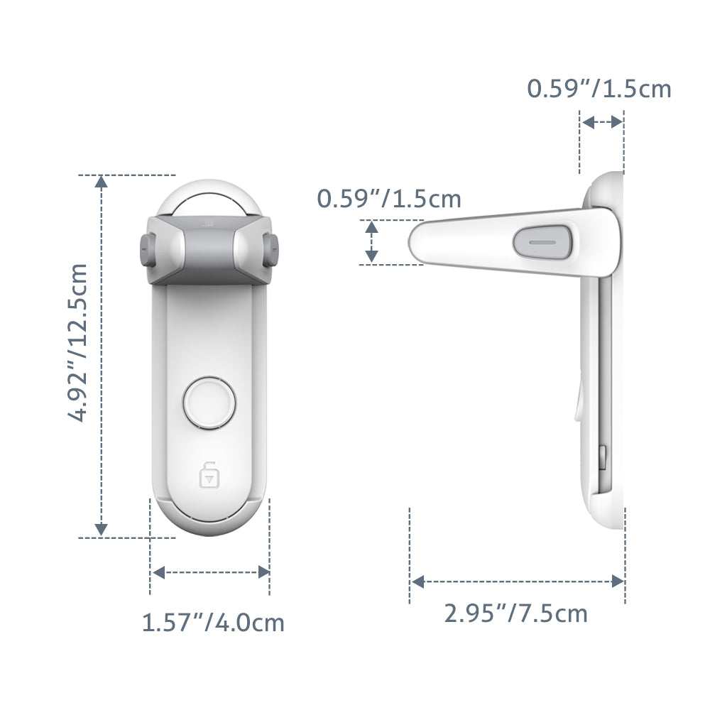 Kid & Pet Proof Door Lever Lock
