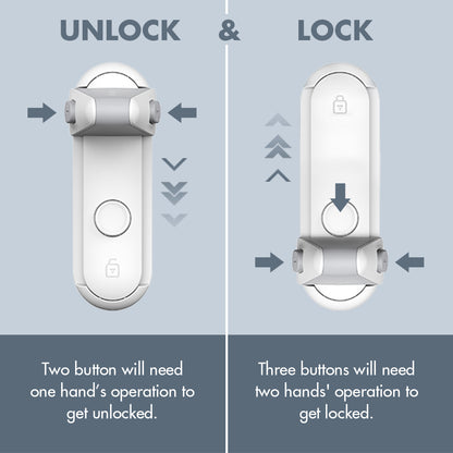 Kid & Pet Proof Door Lever Lock