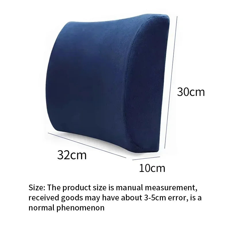 Four Seasons Breathable Office Car Memory Cotton Lumbar Support