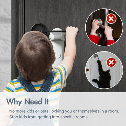 Kid & Pet Proof Door Lever Lock