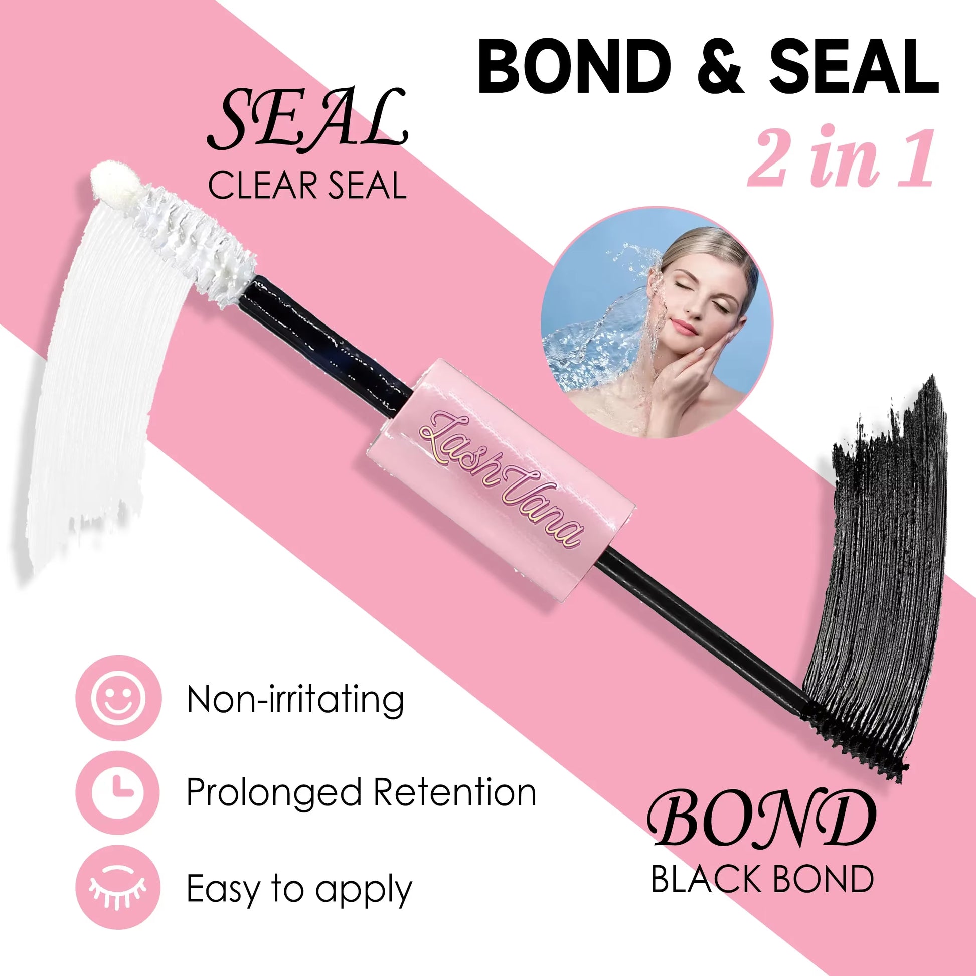 Eyelash Extension Kit – 200 PCS Cluster Lashes with Lash Bond & Seal, Professional Glue & Accessories for At-Home Lash Application