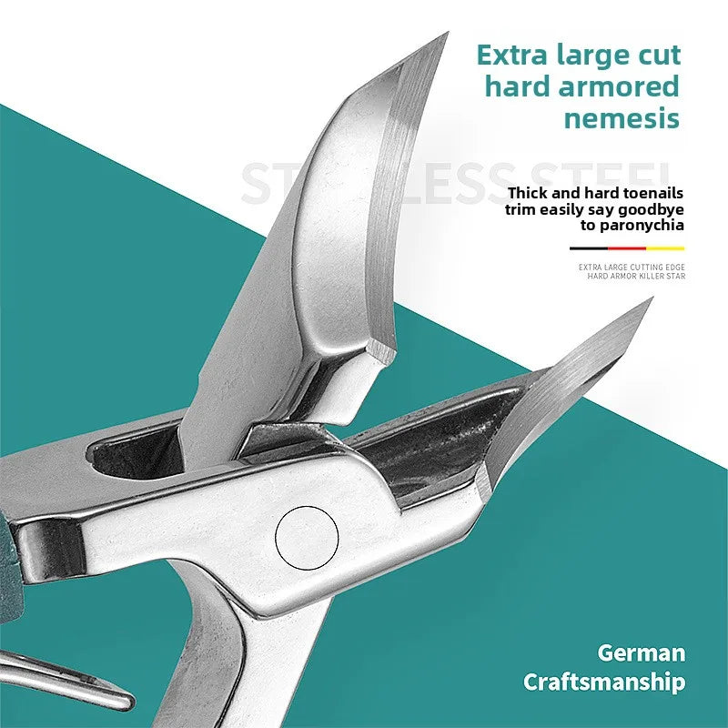 Anti-Splash 25° Slant Edge Nail Clipper Set – High-End Oblique Toenail Trimmers & Precision Tools for Ingrown Nail Care