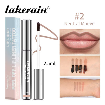 Luxury Matte Waterproof Lip Tint – Long-Lasting Peel-Off Tattoo Lip Liner & Stain