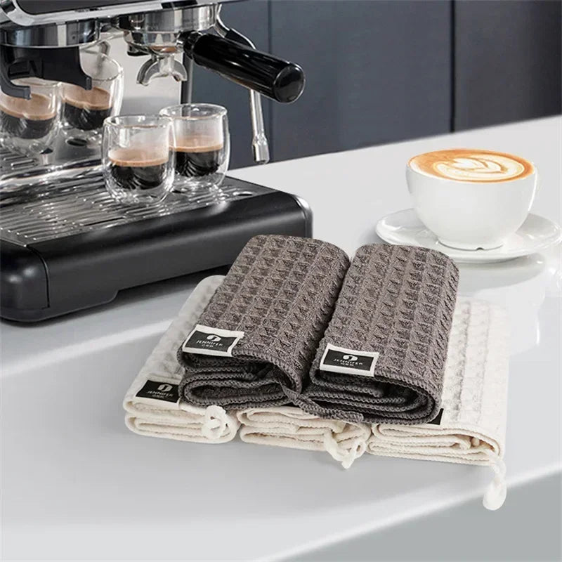 Microfiber Cleaning Cloth – Super Absorbent Coffee Machine & Kitchen Towel