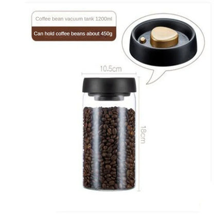 Airtight Coffee Bean & Food Storage Jar