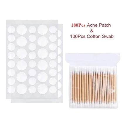 72-720 Pcs Invisible Acne Patches – Hydrocolloid Pimple Stickers for Fast Healing, Spot Concealer & Scar Repair, Waterproof & Anti-Blemish Care