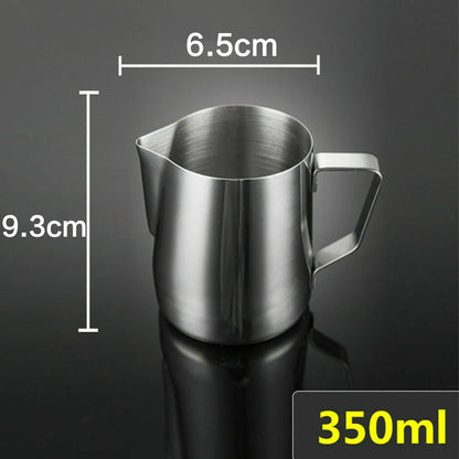 Stainless Steel Milk Frothing Pitcher – 100ml / 350ml / 600ml