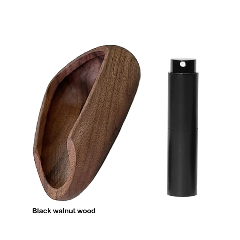 WoodCraft Coffee Bean Dosing Cup & Light Spray Bottle Set