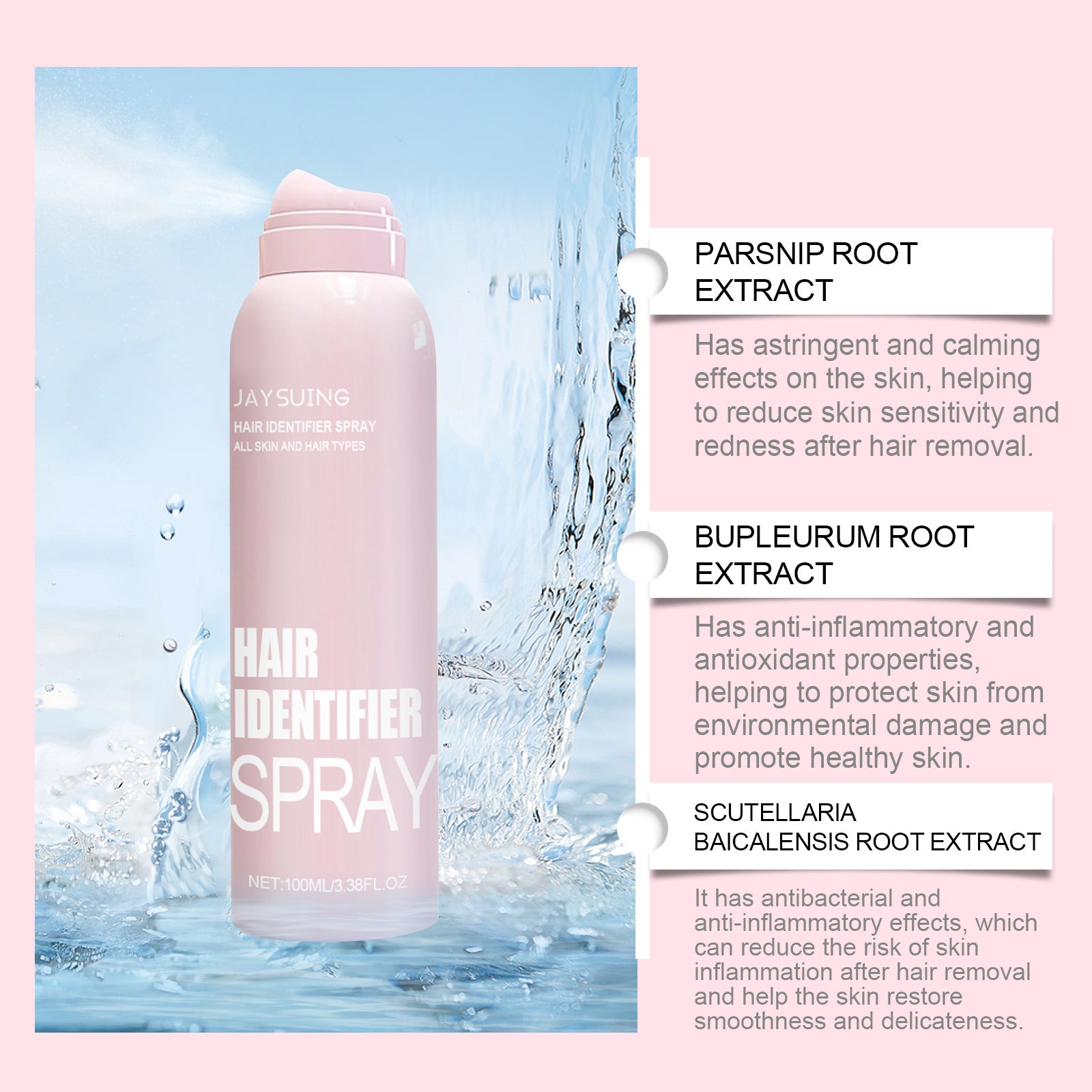 Hair Identifier Spray Set for Face