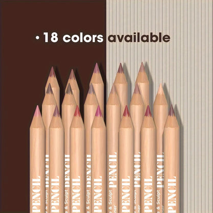 6-Piece Velvet Matte Lip Liner Collection – Long-Lasting Precision Pencils in Berry, Brown & Pink