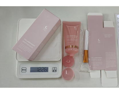 Face Night Mask Collagen Wrapping Mask Natural Ingredients Firming Elasticity & Hydration Anti-Wrinkle for Skin Care