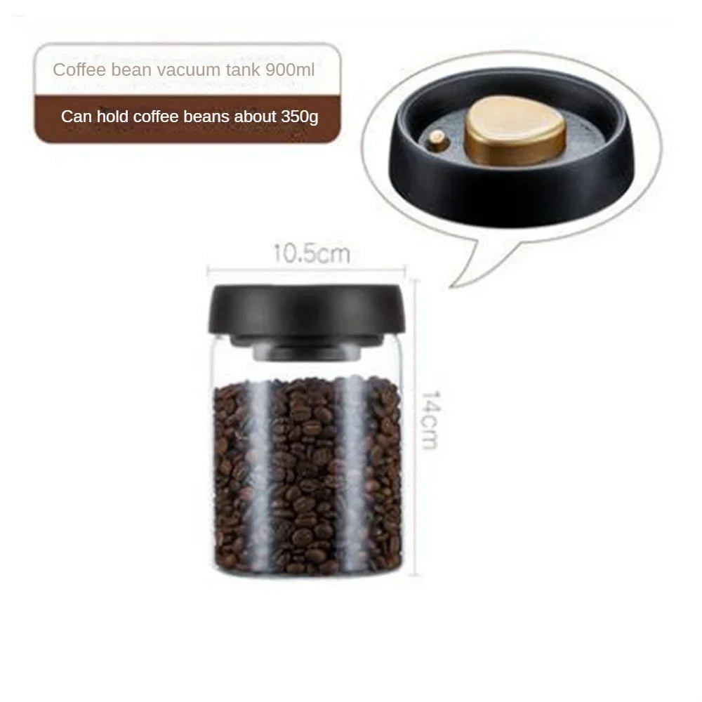 Airtight Coffee Bean & Food Storage Jar