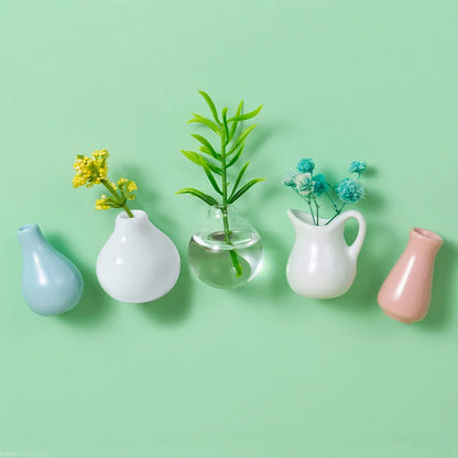 Mini Ceramic Vase Refrigerator Magnets