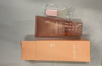 Face Night Mask Collagen Wrapping Mask Natural Ingredients Firming Elasticity & Hydration Anti-Wrinkle for Skin Care