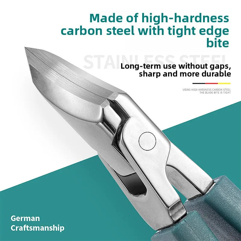 Anti-Splash 25° Slant Edge Nail Clipper Set – High-End Oblique Toenail Trimmers & Precision Tools for Ingrown Nail Care