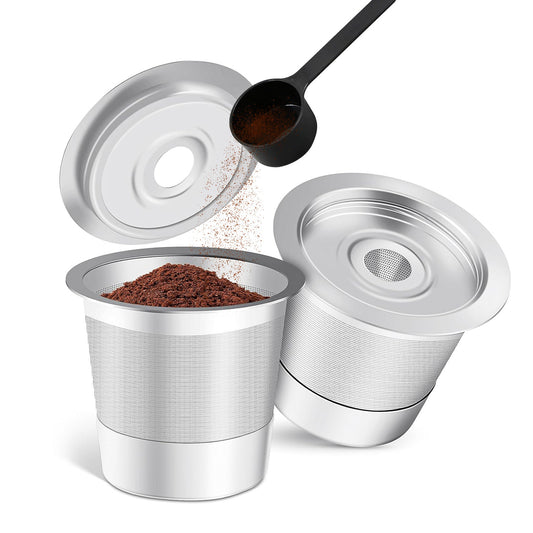 Reusable Stainless Steel K Cups with Scoop
