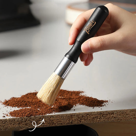 Vintage Wooden Coffee Grinder Brush for Baristas