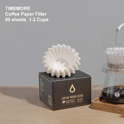 Basket-Style Coffee Paper Filters – 50 Count