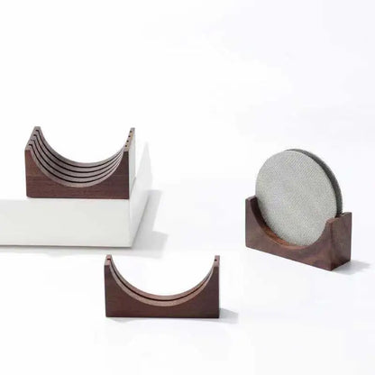 Walnut Coffee Screen Stand
