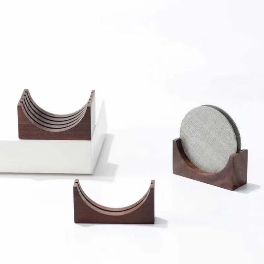 Walnut Coffee Screen Stand