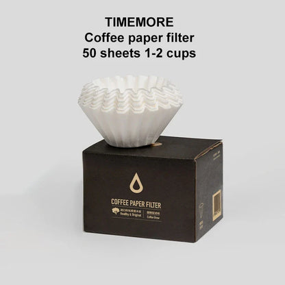 Basket-Style Coffee Paper Filters – 50 Count