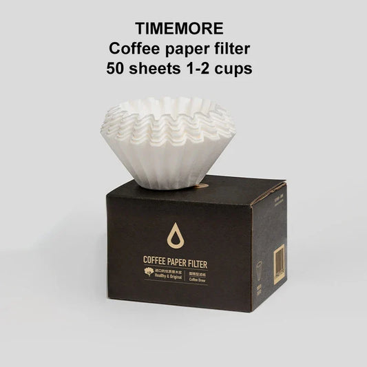 Basket-Style Coffee Paper Filters – 50 Count