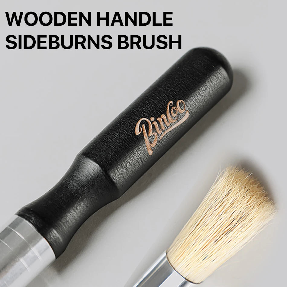 Vintage Wooden Coffee Grinder Brush for Baristas