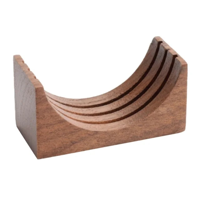Walnut Coffee Screen Stand
