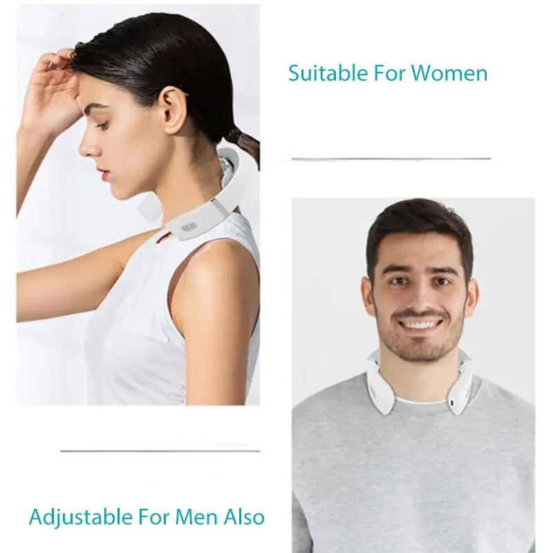 Massager for Pain Reliefcervical Massager Portable Mini Neck Shoulder Massager Deep Massage Neck Warm Pressing Neck Pressing Care Neck