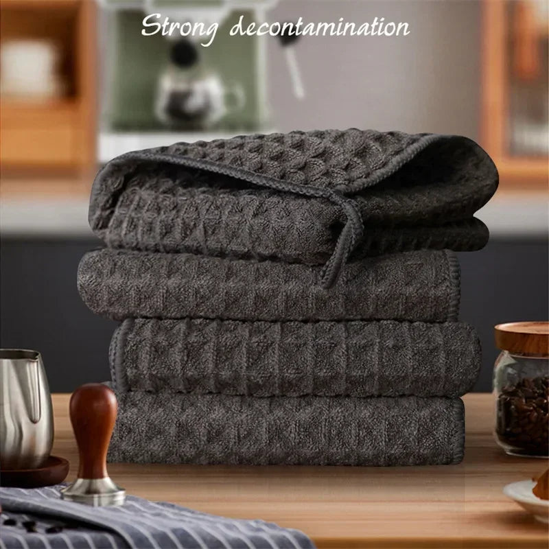 Microfiber Cleaning Cloth – Super Absorbent Coffee Machine & Kitchen Towel