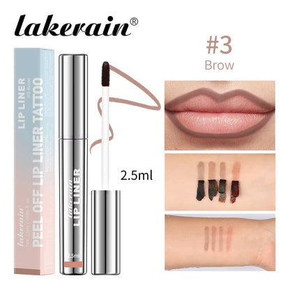 Luxury Matte Waterproof Lip Tint – Long-Lasting Peel-Off Tattoo Lip Liner & Stain