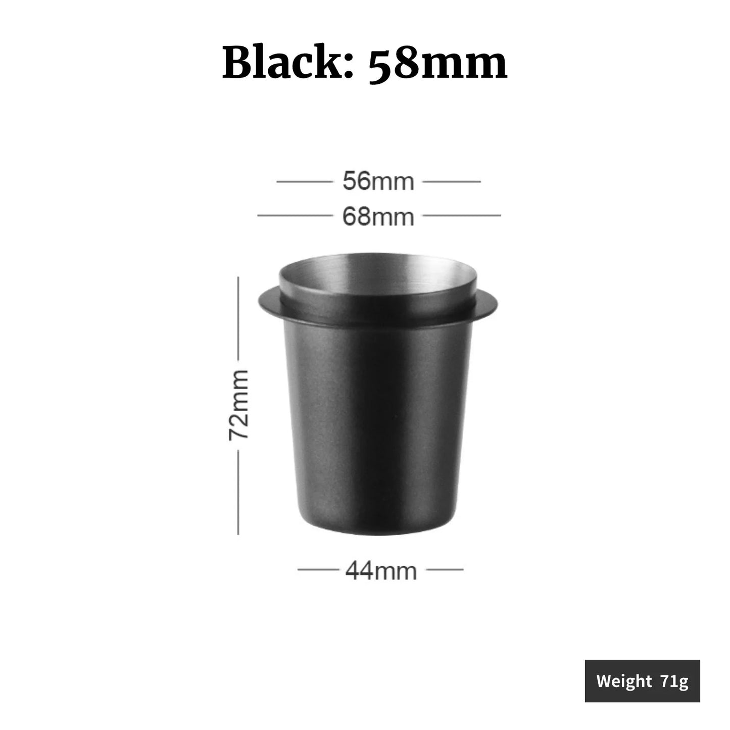 Premium Stainless Steel Coffee Dosing Cup